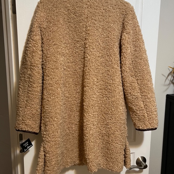 Sam Edelman Women’s size M Piped Teddy coat in Sand - Picture 12 of 12